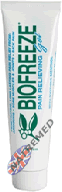 Biofreeze Pain Relieving Gel  dispensed from a tube affords the opportunity to create a more thorough experience by massaging the affected area during application. This hands-on application also reinforces touch which has been shown to be very important in the healing cycle